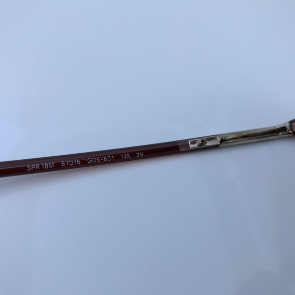 Authentic Prada Women Sunglasses SPR 18M 61[]16 - Picture 6 of 8